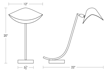 Mouille Style Desk Lamp